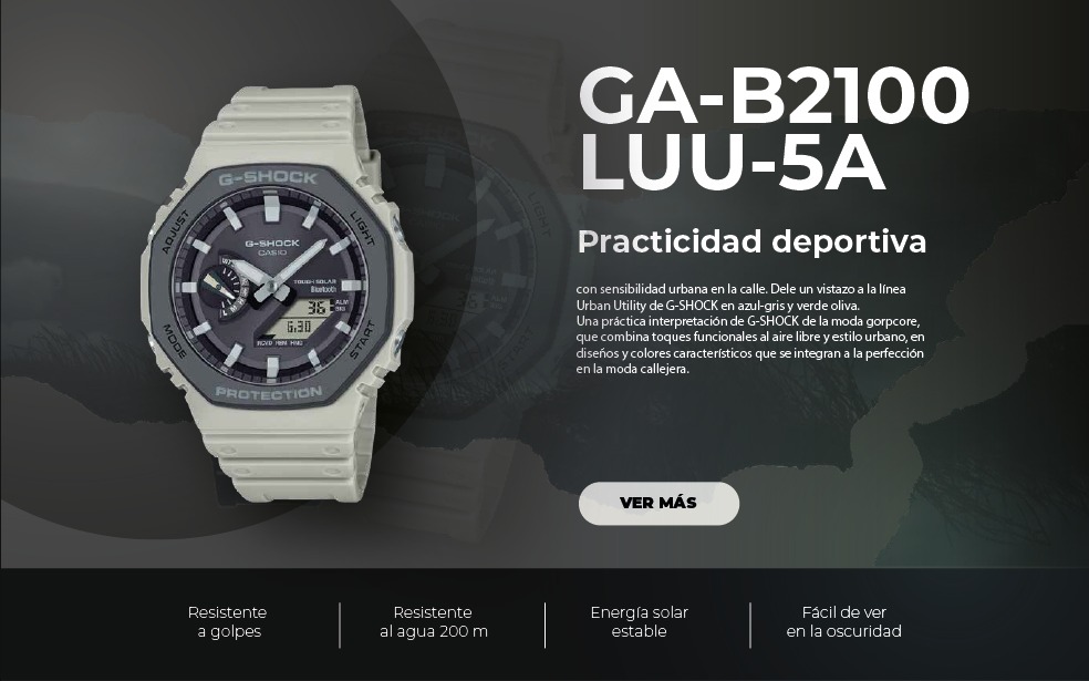 GA-B2100LUU banner reloj gshock