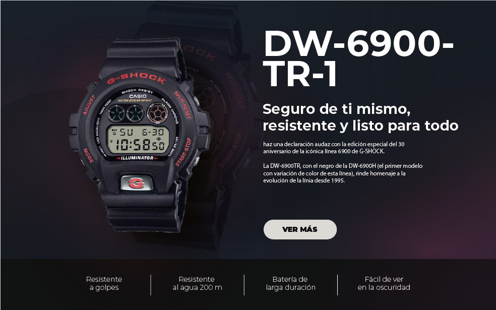 reloj gshock DW-6900TR