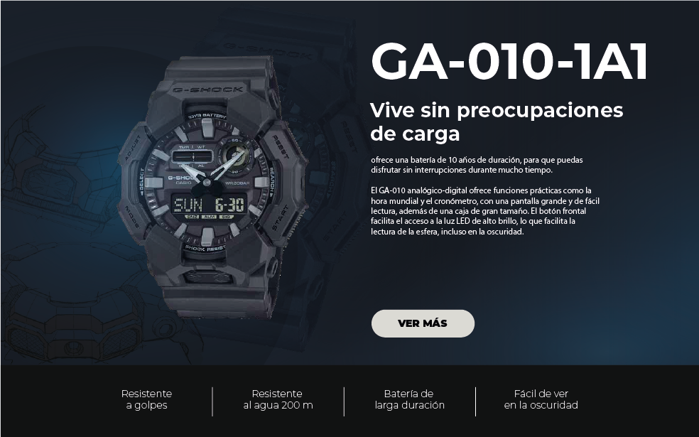 GA-010 reloj gshock guatemala
