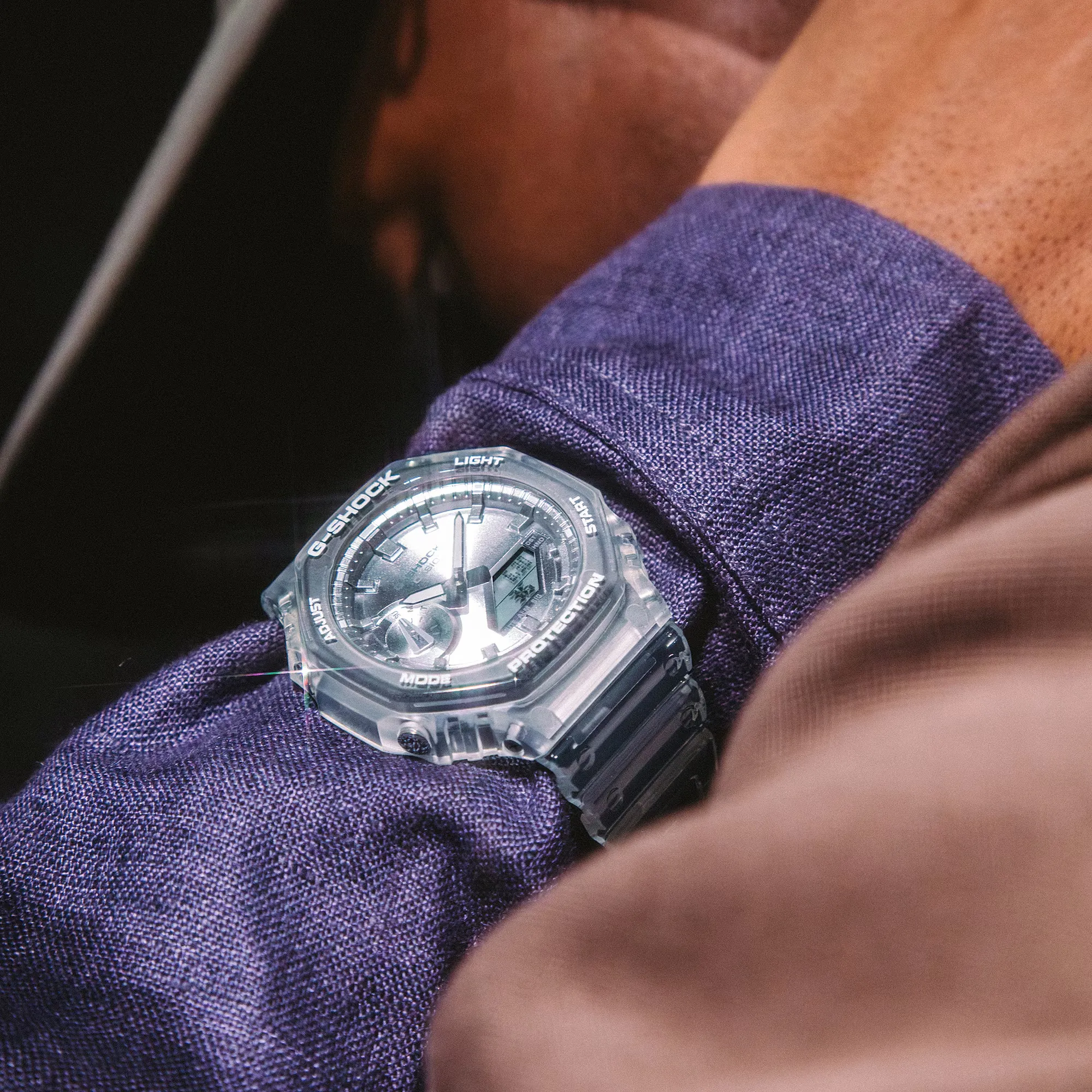 foto de reloj gshock modelo GA-2100BM