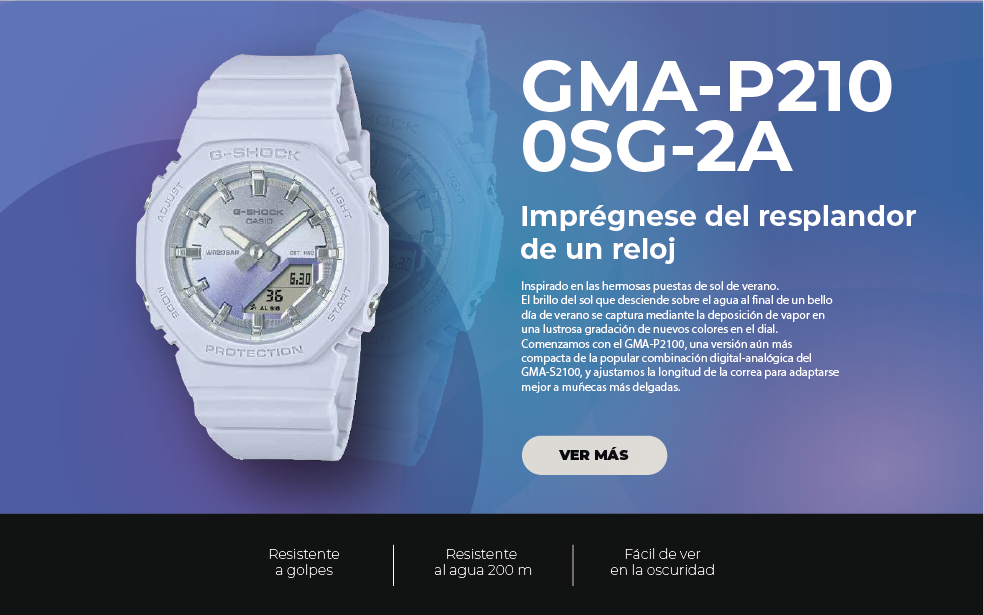 reloj gshock modelo GMA-P2100SG