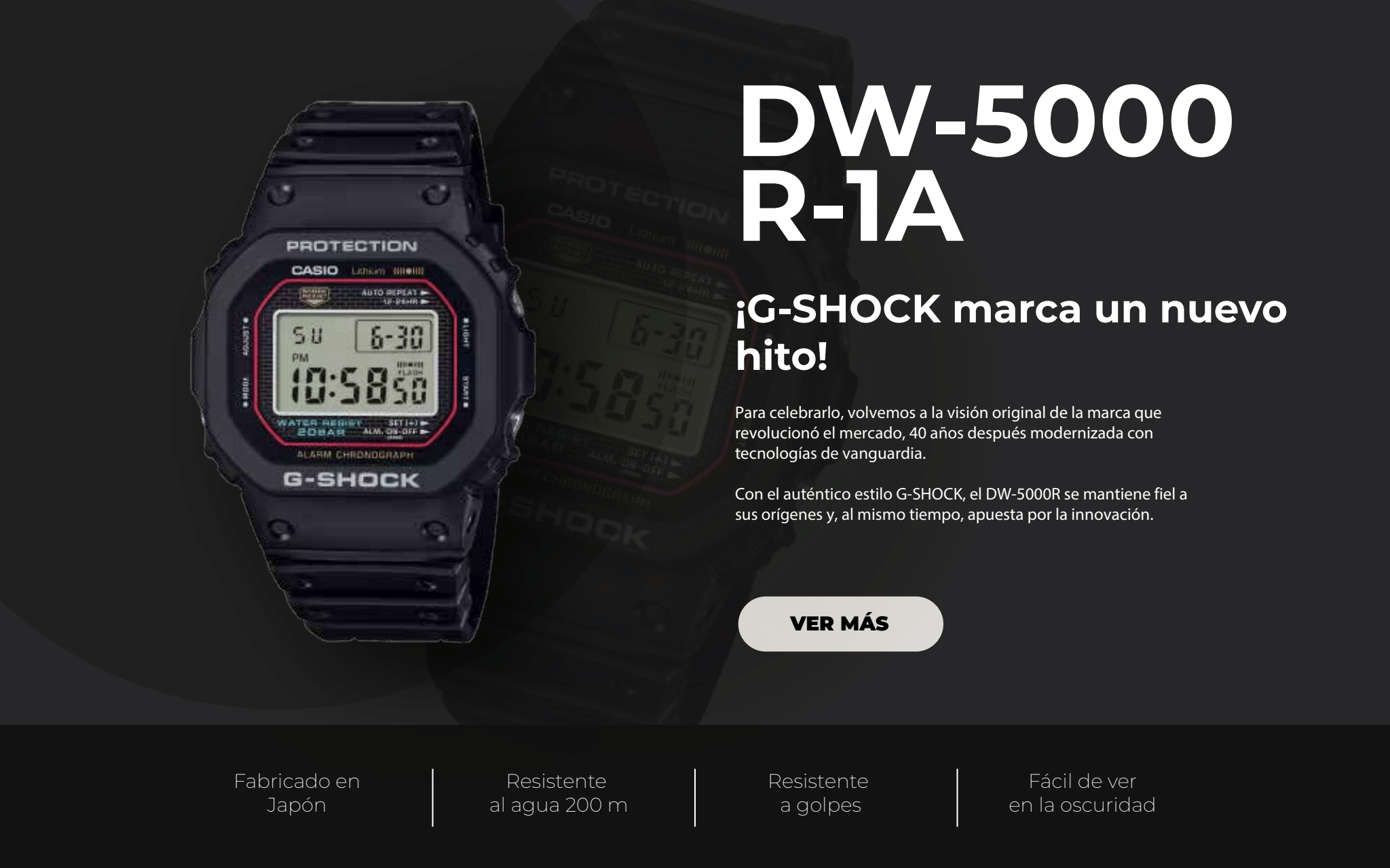 relojes g-shock dw-5000 r-1a