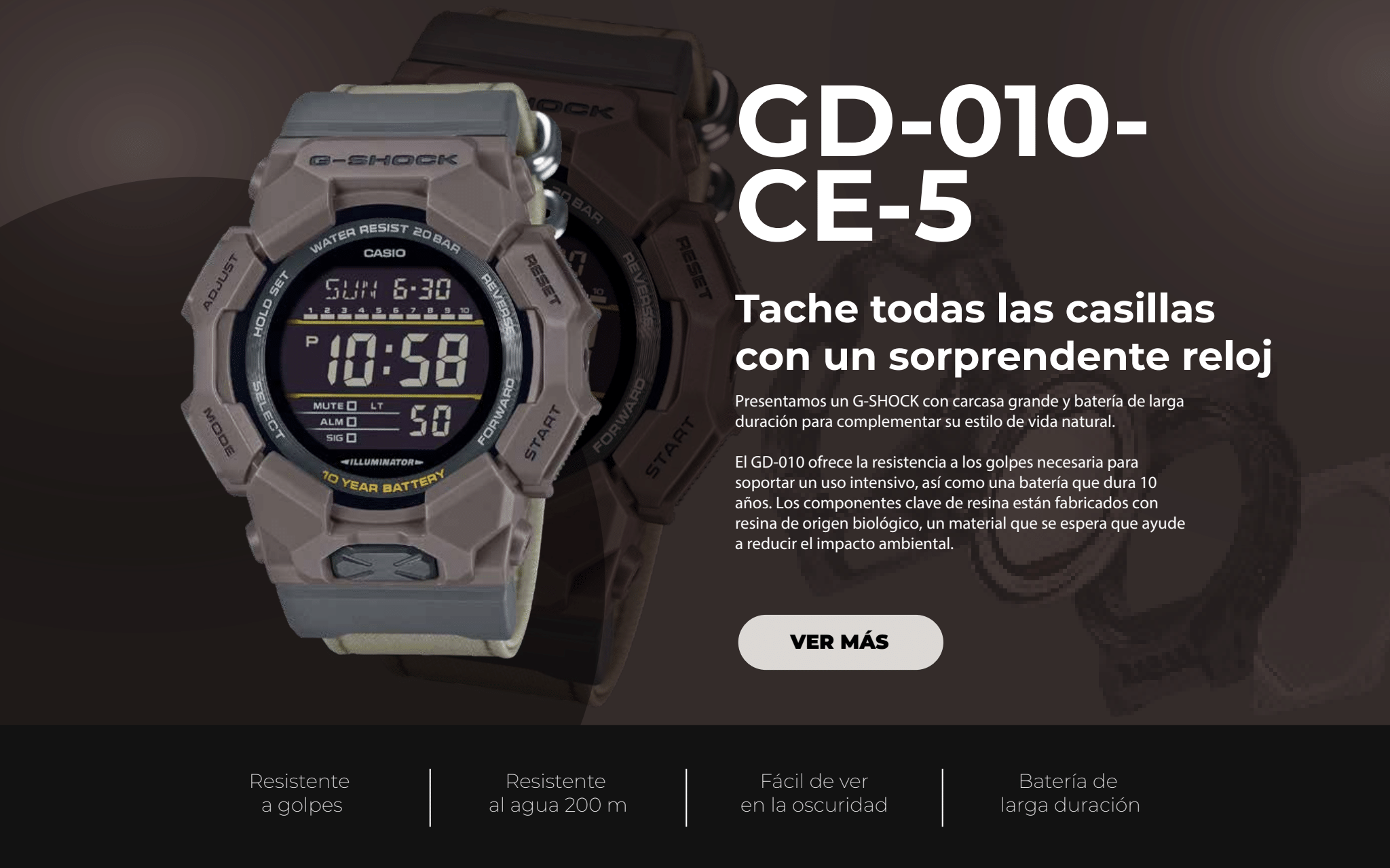 relojes g-shock gd-010-ce-5