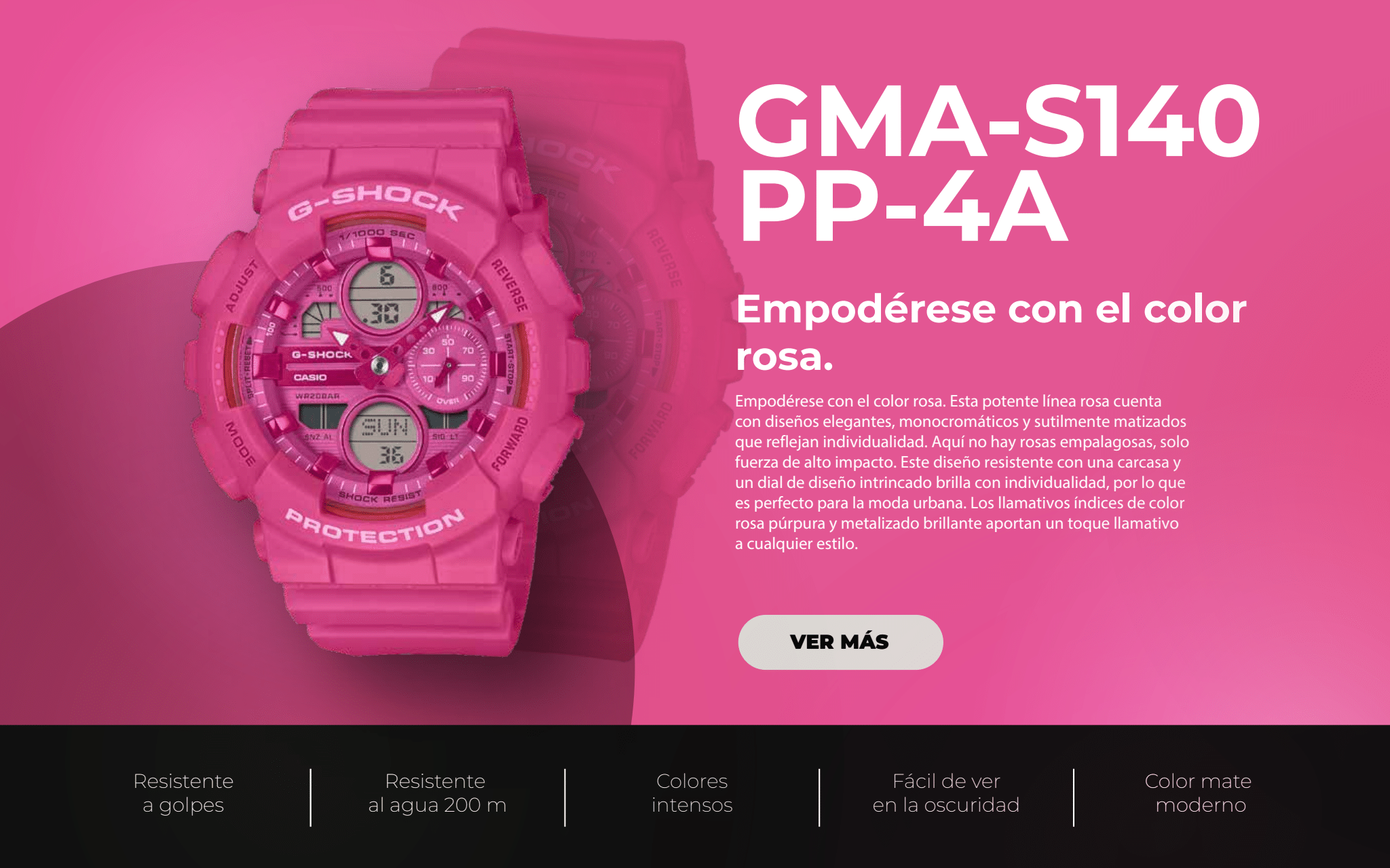 relojes g-shock gma-s140 pp-4a