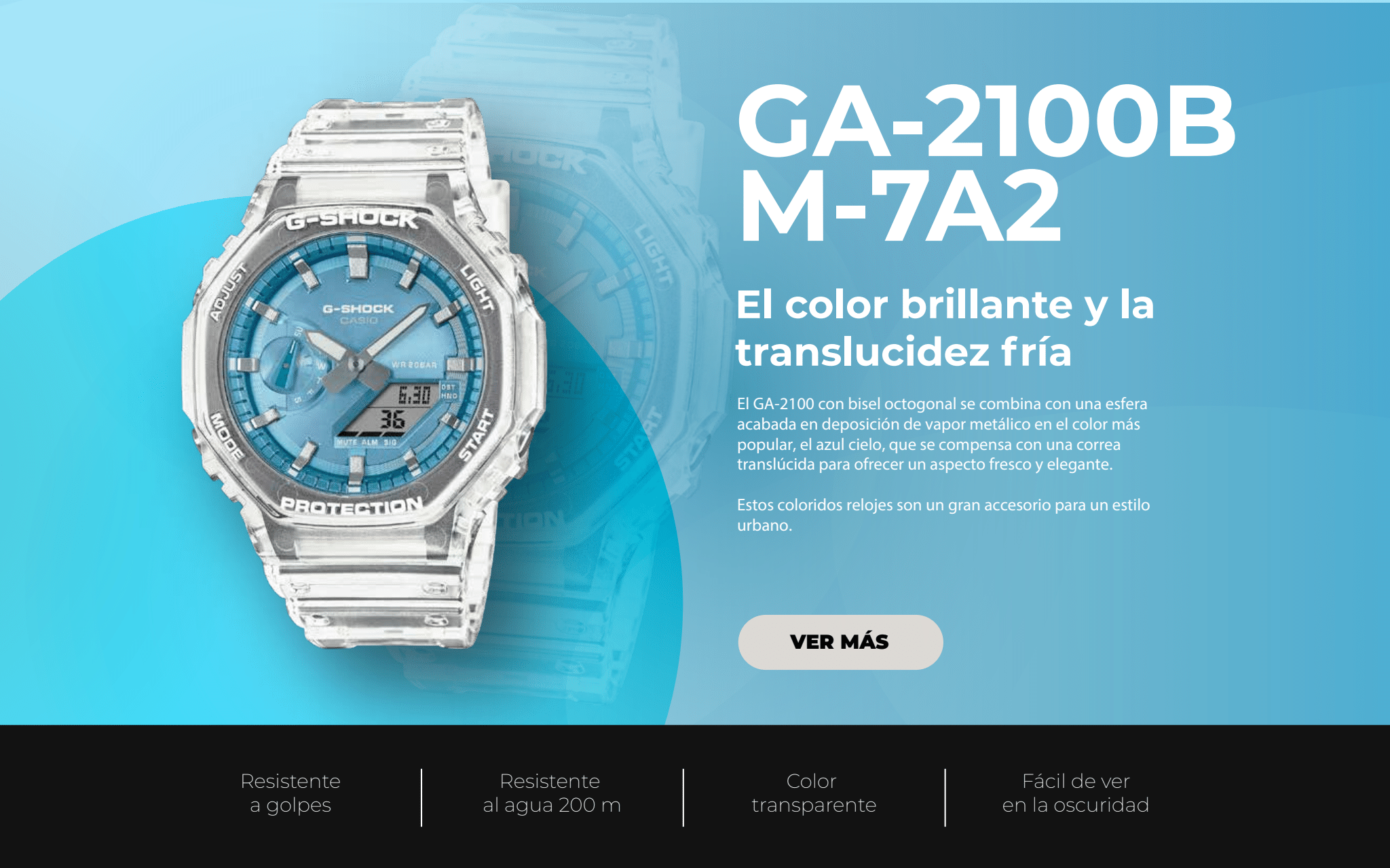 relojes g-shock ga-2100b m-7a2