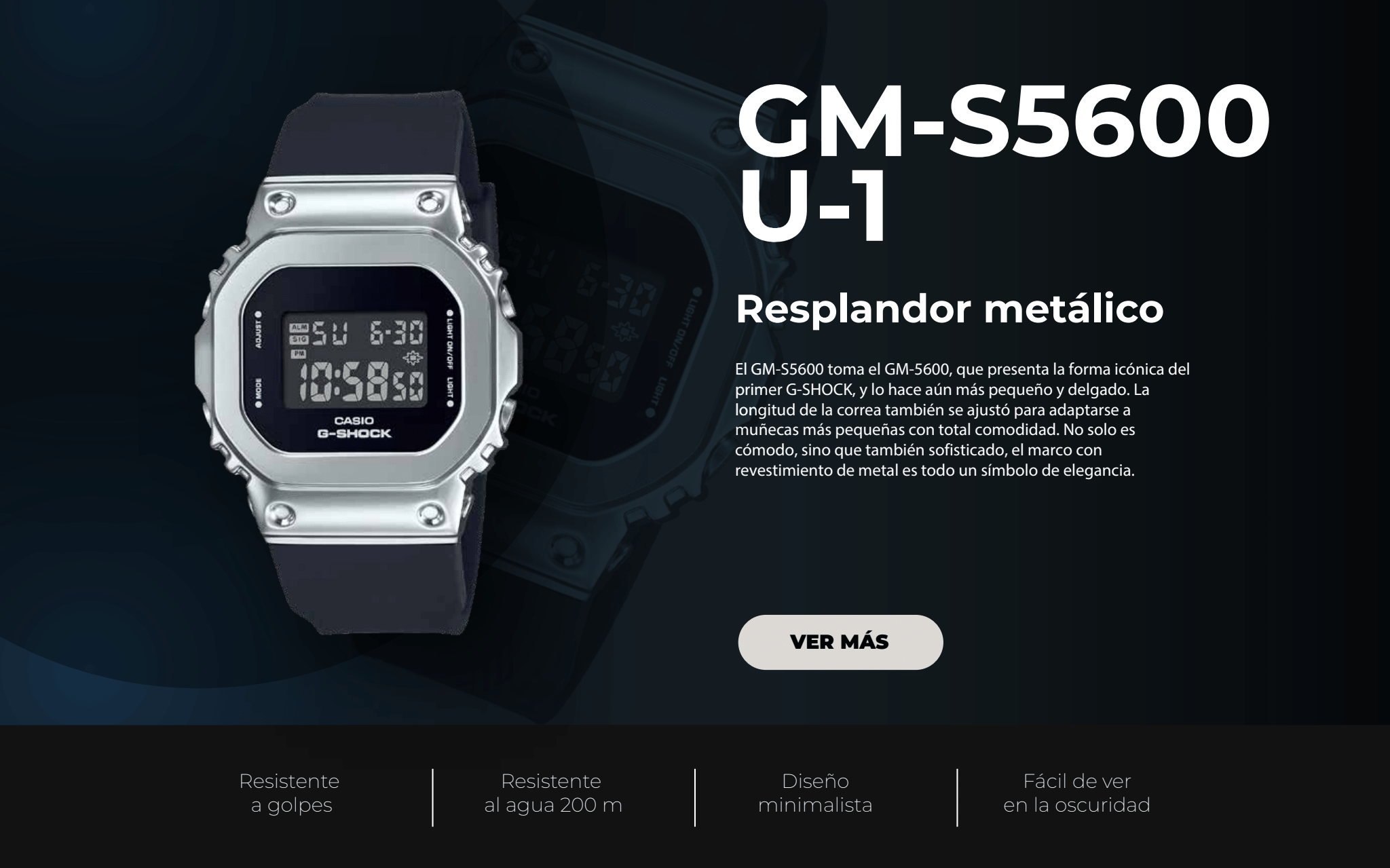 relojes g-shock gm-s5600 u-1