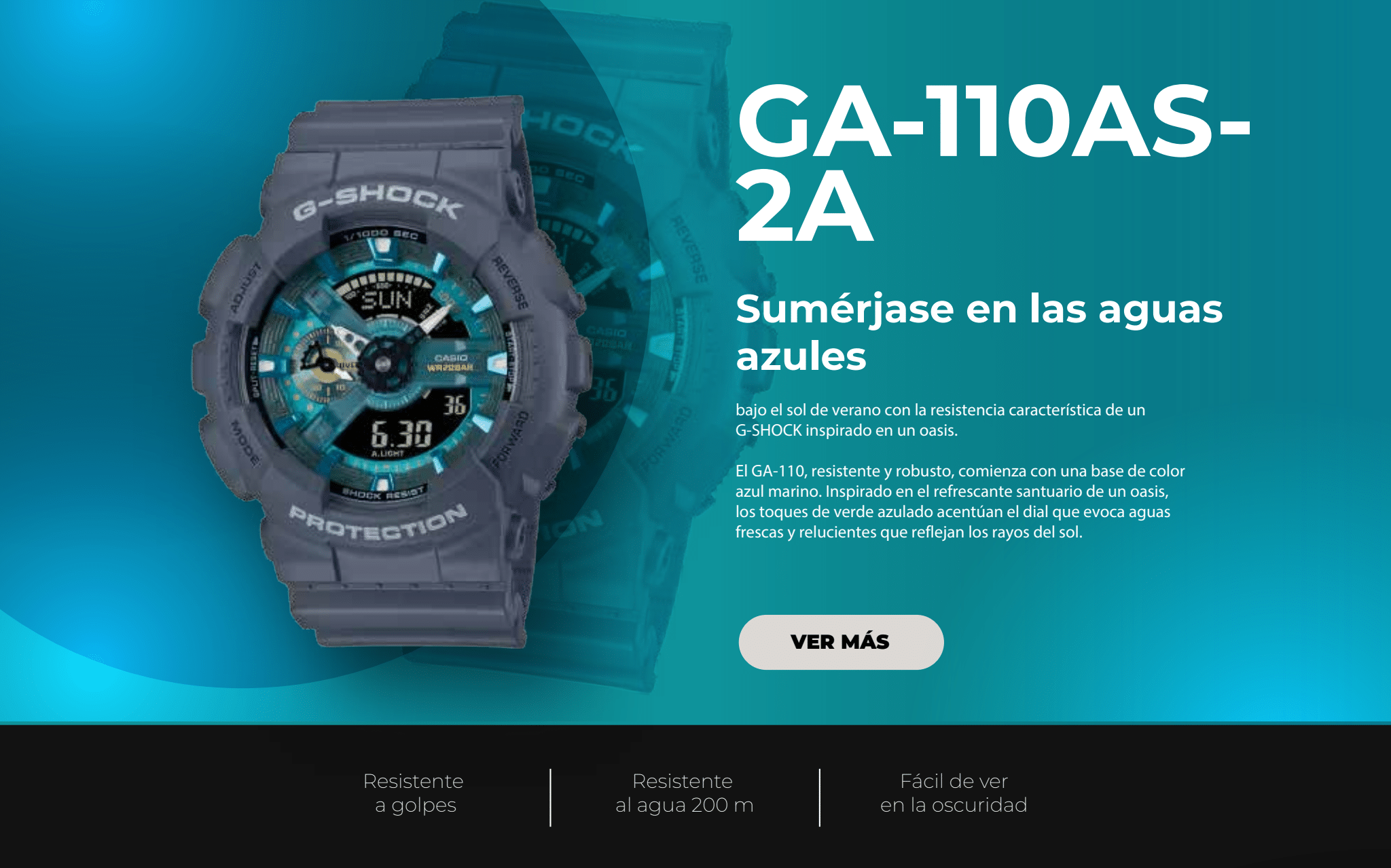 relojes g-shock ga-110as 2a